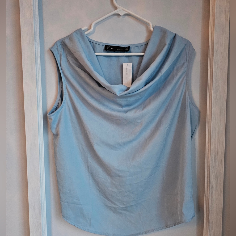 NY&C Light Blue Sleeveless Top